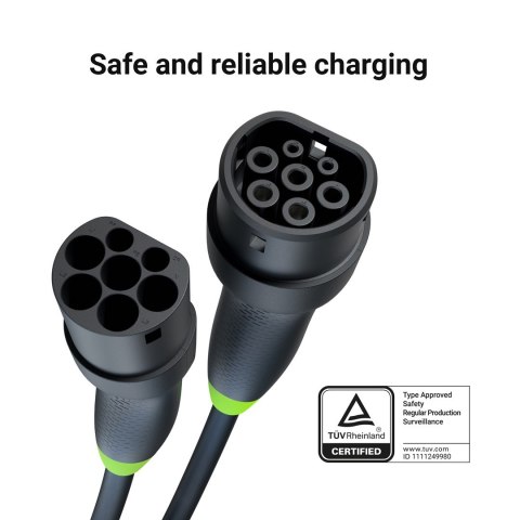 Kabel EV Green Cell GC Snap Type 2 22kW 7m Kabel EV Green Cell GC Snap Type 2 22kW 7m