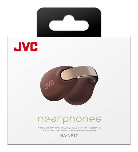 Słuchawki JVC HA-NP1TTU Bordowe