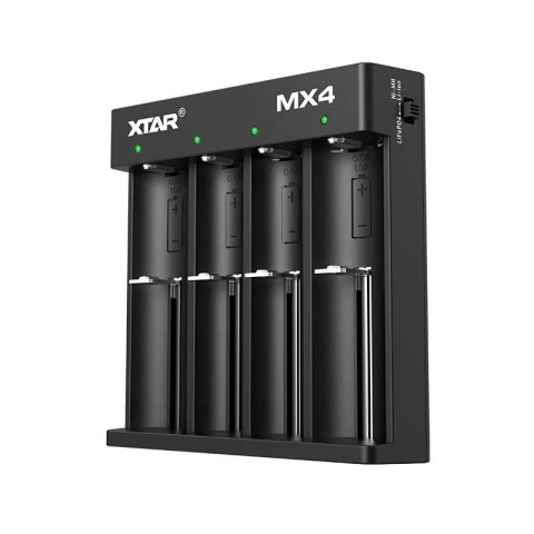 XTAR ŁADOWARKA DO AKUMULATORÓW LI-ION, NIMH UNIWERSALNA MX4 XTAR ŁADOWARKA DO AKUMULATORÓW LI-ION, NIMH UNIWERSALNA MX4