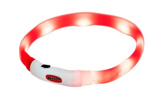 HILTON LED Obroża Silikonowa 1,4x0,8x40cm z USB dla psa