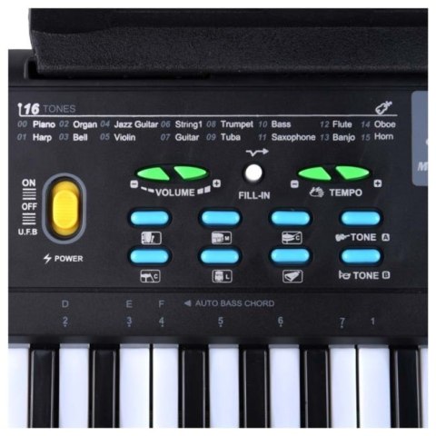 SUPRIMO 605 UFB KEYBOARD - Organy z mikrofonem dla dzieci do nauki gry SUPRIMO 605 UFB KEYBOARD - Organy z mikrofonem dla dzieci do nauki gry