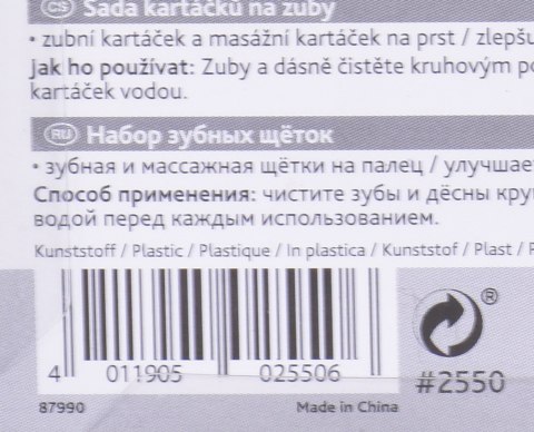TRIXIE Szczoteczka do zębów 6 cm dla psa i kota - 2 szt. TRIXIE Szczoteczka do zębów 6 cm dla psa i kota - 2 szt.