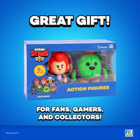 BRAWL STARS S1 ACTION FIGURES 11cm - 2 PACK VER.A BRAWL STARS S1 ACTION FIGURES 11cm - 2 PACK VER.A