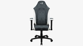 FOTEL AEROCOOL CROWN AeroSuede STEEL BLUE