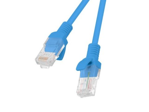 Patchcord UTP Lanberg PCU5-10CC-0300-B (RJ45 - RJ45 ; 3m; UTP; kat. 5e; kolor niebieski) Patchcord UTP Lanberg PCU5-10CC-0300-B (RJ45 - RJ45 ; 3m; UTP; kat. 5e; kolor niebieski)