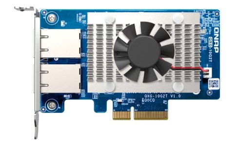 Qnap QXG-10G2T, 2x 10GbE, PCIe Gen3 x4, Low-profile