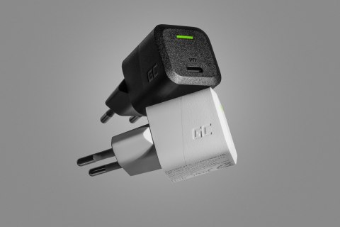 GREEN CELL ŁADOWARKA USB-C GAN GC POWERGAN 33W PD 3.0 QC 3.0 USB-C CZARNA