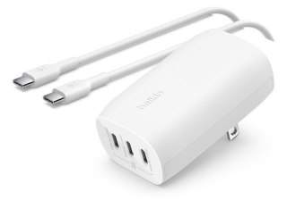 Ładowarka Belkin BoostCharge 3 Port USB-C PD 3.1 PPS Wall Charger 67W White