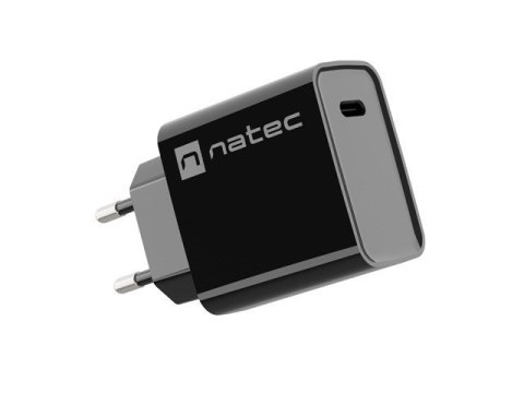 NATEC ŁADOWARKA SIECIOWA RIBERA USB-C 20W POWER DELIVERY CZARNA NUC-2060