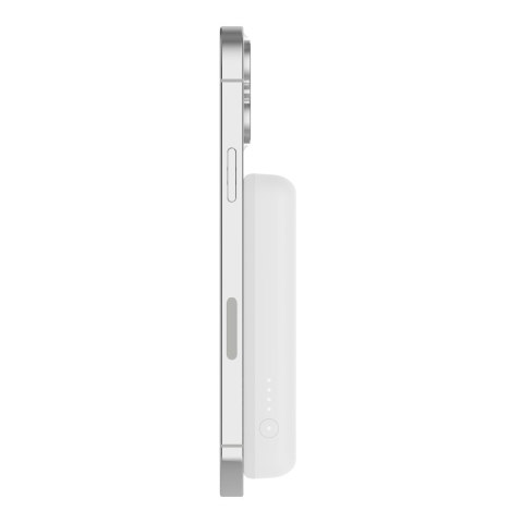 Powerbank bezprzewodowy Belkin BoostCharge Magnetic Wireless Power Bank 5K + Stand MagSafe Compatible 5000mAh 7,5W White