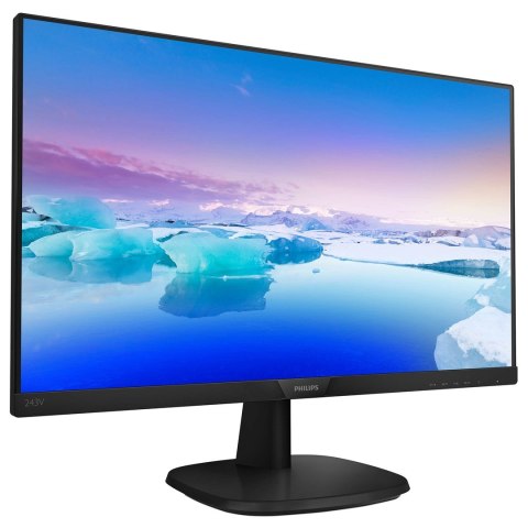 Monitor Philips 243V7QDSB/00 (23,6"; IPS/PLS; FullHD 1920x1080; HDMI, VGA; kolor czarny)