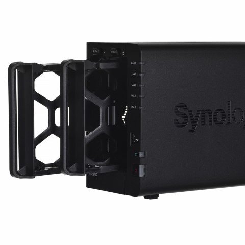 NAS Synology DS224+; Tower; 2x (3.5" SATA HDD); Intel Celeron J4125;,2GB DDR4 (max. 6GB), 2x 1GbE RJ-45