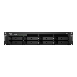 NAS Synology RS1221+, 2U RACK, 8x (3.5" SATA HDD/2.5" SATA HDD), AMD Ryzen V1500B, 4 GB DDR4 ECC SODIMM, 4x 1GbE RJ-45