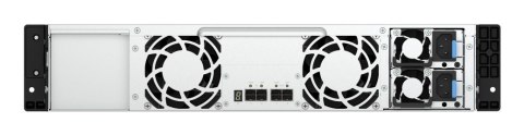 Qnap TL-R1200PES-RP Expansion unit, 12-bay 2U rackmount, 12x 2.5/3.5" SATA, 2 ports (SFF-8644 1x2), redundant PSU, without rail 