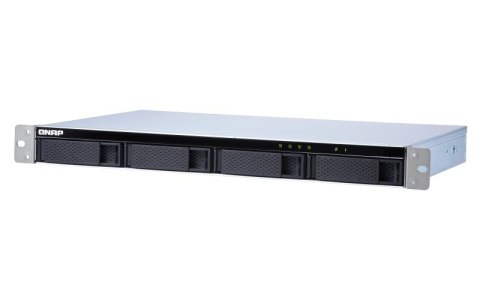 Qnap TL-R400S Expansion unit, 1U rackmount, 4x 2.5/3.5" SATA, with a QXP-400eS-A1164 PCIe SATA host card and 1 SFF-8088 to SFF-8