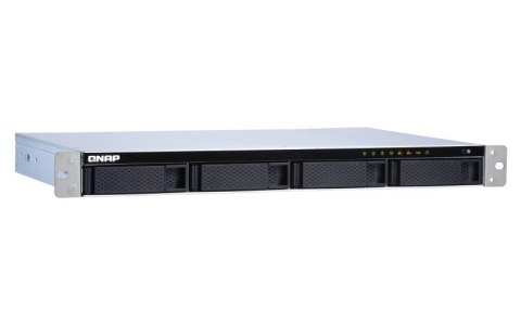 Qnap TS-431XeU-2G, 1U, 4 x 2.5"/3.5" SATA , Annapurna Labs Alpine AL-314 1.7GHz, 2GB DDR3 SODIMM (Max. 8GB), 1 x 10GbE SFP+  2 x