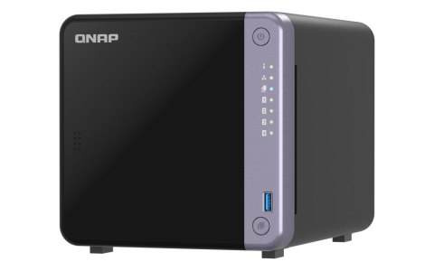 Qnap TS-432X-4G, Tower, 4 x 2.5"/3.5" SATA, AnnapurnaLabs Alpine AL524 4C, 4GB (Max. 16GB) DDR4 SODIMM, 2 x 2.5GbE, 1 x 10GbE SF