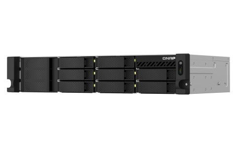 Qnap TS-864eU-RP-8G, 2U, 8 x 2.5"/3.5" SATA, Intel Celeron N5095 4C/4T, 8 GB DDR4 onboard not expandable, 2 x 2.5GbE, Redundant 