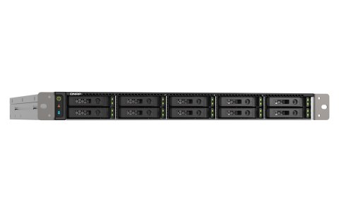 Qnap TS-h1090FU-7232P-64G, 1U, 12 x 2.5" U.2 NVMe PCIe/SATA, AMD EPYC 7232P 8C/16T, 64GB RDIMM DDR4 (Max. 1TB), 2 x 25GbE SFP28,