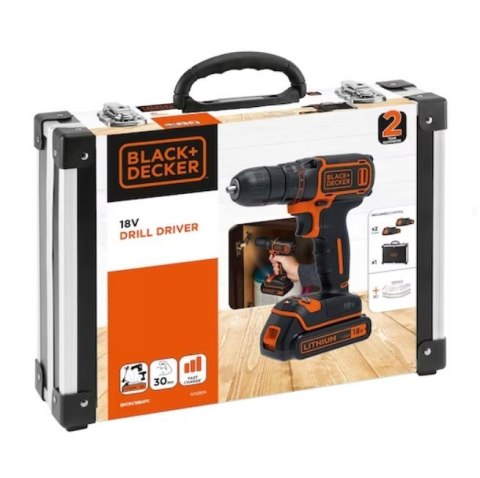 Wiertarko-wkrętarka 18V CDC18BAFC-QW BLACK+DECKER