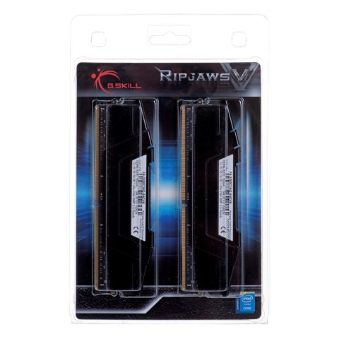Zestaw pamięci G.SKILL RipjawsV F4-3200C16Q-64GVK (DDR4 DIMM; 4 x 16 GB; 3200 MHz; CL16) Zestaw pamięci G.SKILL RipjawsV F4-3200C16Q-64GVK (DDR4 DIMM; 4 x 16 GB; 3200 MHz; CL16)