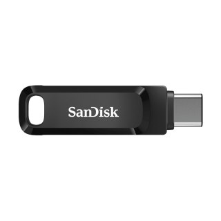 Pendrive SanDisk Ultra Dual GO SDDDC3-128G-G46 (128GB; USB 3.0, USB-C; kolor czarny)