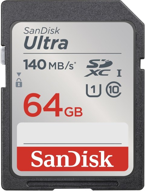 SANDISK ULTRA SDHC 64GB 140MB/s CL10 UHS-I SANDISK ULTRA SDHC 64GB 140MB/s CL10 UHS-I
