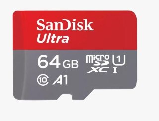 SANDISK ULTRA microSDXC 64GB 140MB/s + SD ADAPTER