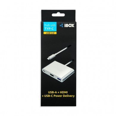 Adapter IBOX IUH3CFT1 (kolor srebrny)