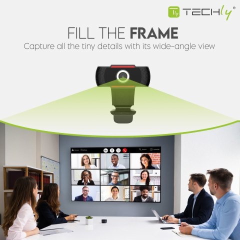 TECHLY KAMERA USB INTERNETOWA FULLHD 1080P Z MIKRO