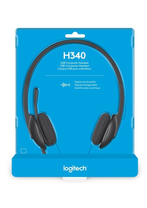 Słuchawki Logitech H340 981-000475 (kolor czarny)