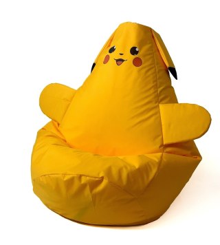 Pufa worek sako PIKACHU żółty L 105x80