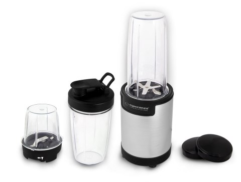 Blender sportowy do mielenia Esperanza NUTRI BOMB EKM030 (900W; kolor czarno-srebrny)