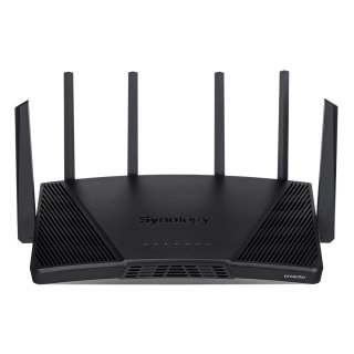 Synology Router RT6600ax, Wi-Fi 6, IEEE 802.11a/b/g/n/ac/ax, 1x 2.5GbE, 3x 1GbE, 1xUSB 3.2, Dual WAN, Three-band router