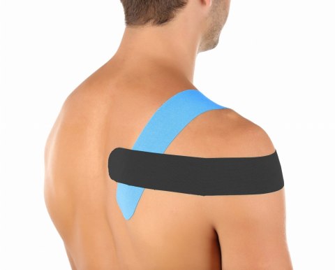 KINESIO TAPE Taśma do kinesiotapingu  (niebieska)