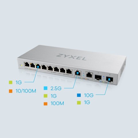 Switch Zyxel XGS1010-12 12p Unmanaged Multigigabit